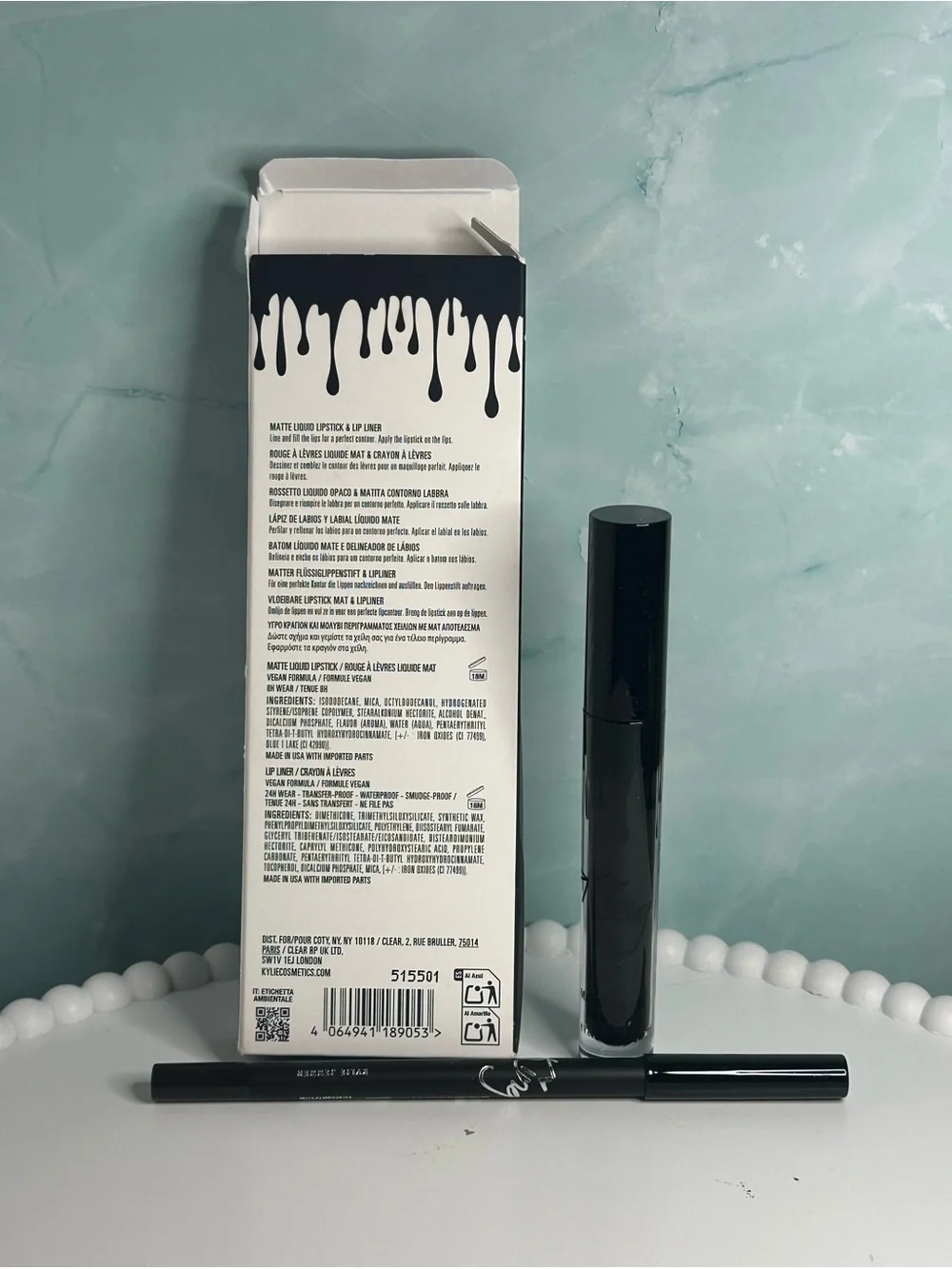 Kylie Jenner King Kylie Matte Liquid Lipstick & Lip Liner - Dead of Knight